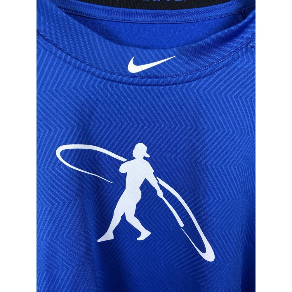 #M146 Nike Dri Fit Pro Combat Hyperwarm Lite Men XL FITTED TRAINING Ken Griffey - Picture 3 of 7